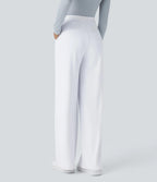 4 Pack High Waisted Pocket Straight Leg Work Pants