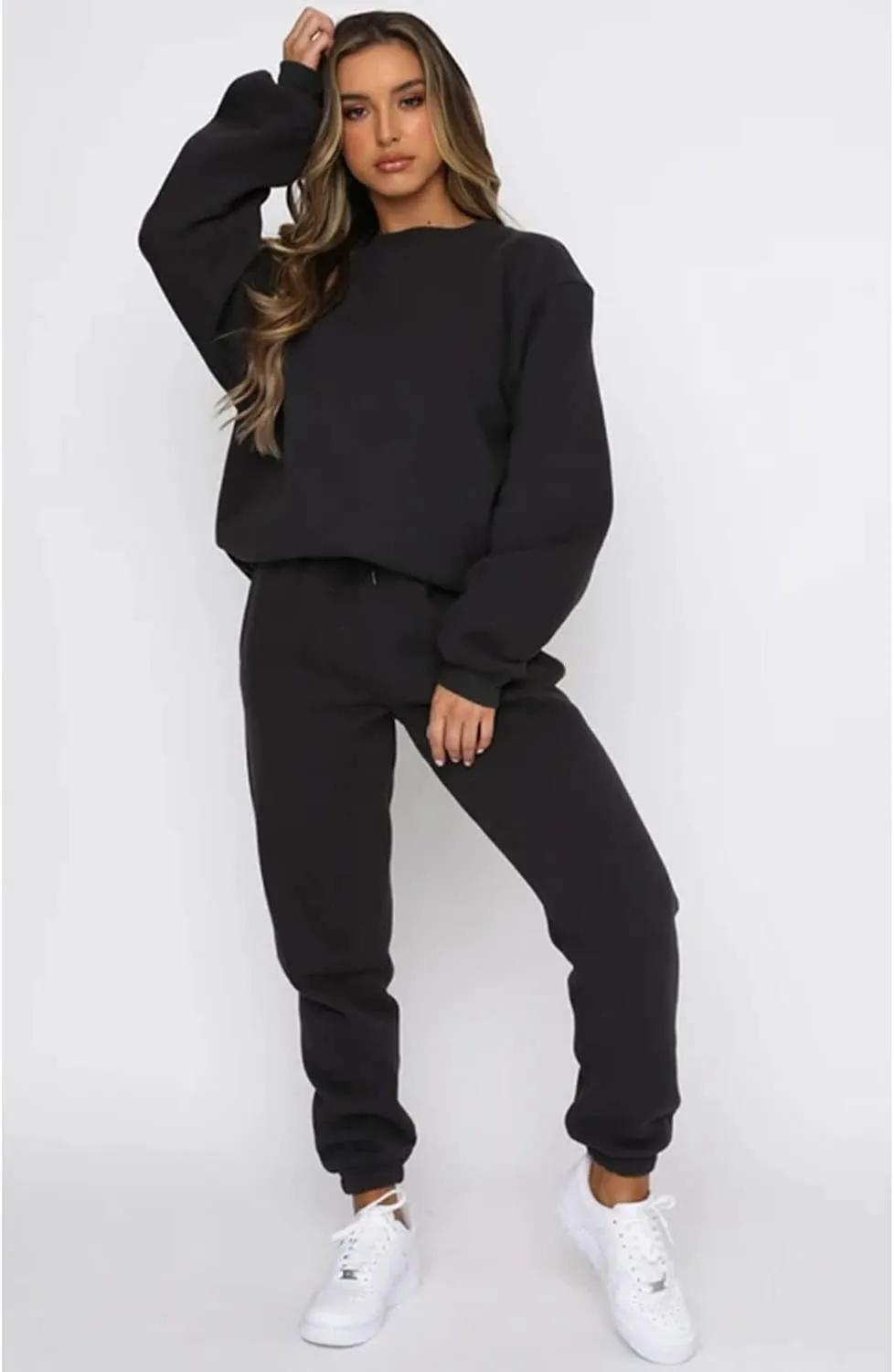 2 Piece Sweatshirts & Jogger Tracksuit