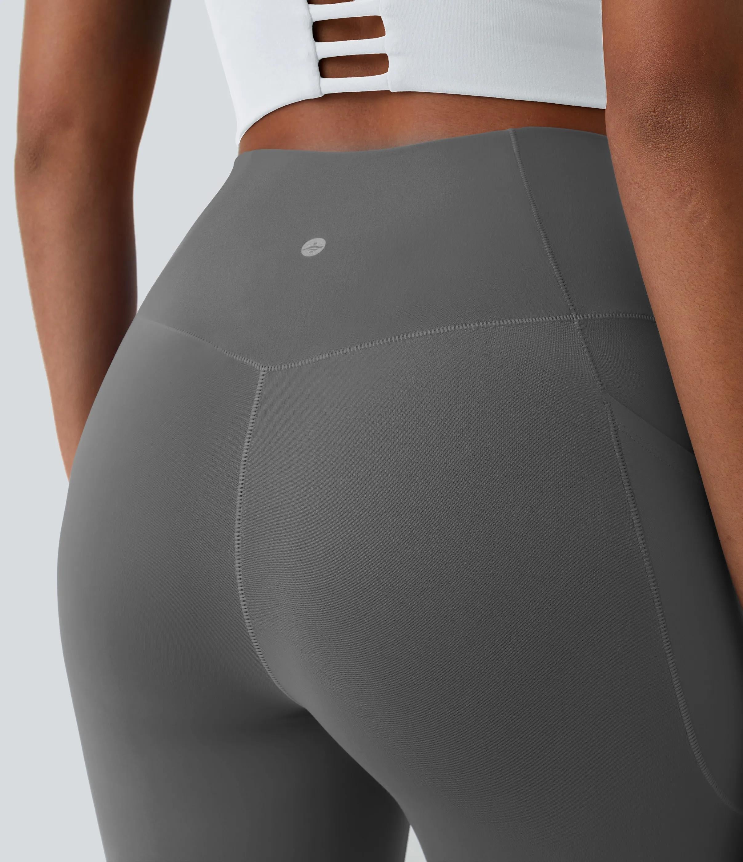 5 Pack SoftlyZeroTM Crossover Pocket Plain Leggings-UPF50+
