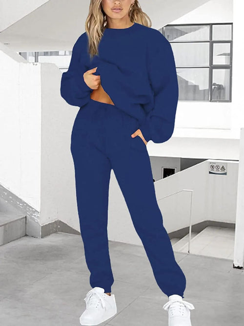 2 Piece Sweatshirts & Jogger Tracksuit