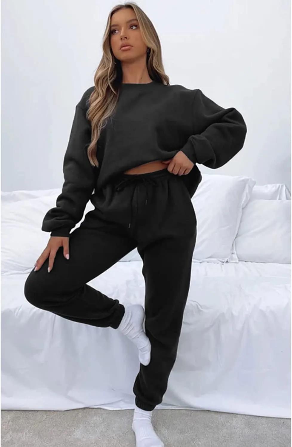 2 Piece Sweatshirts & Jogger Tracksuit