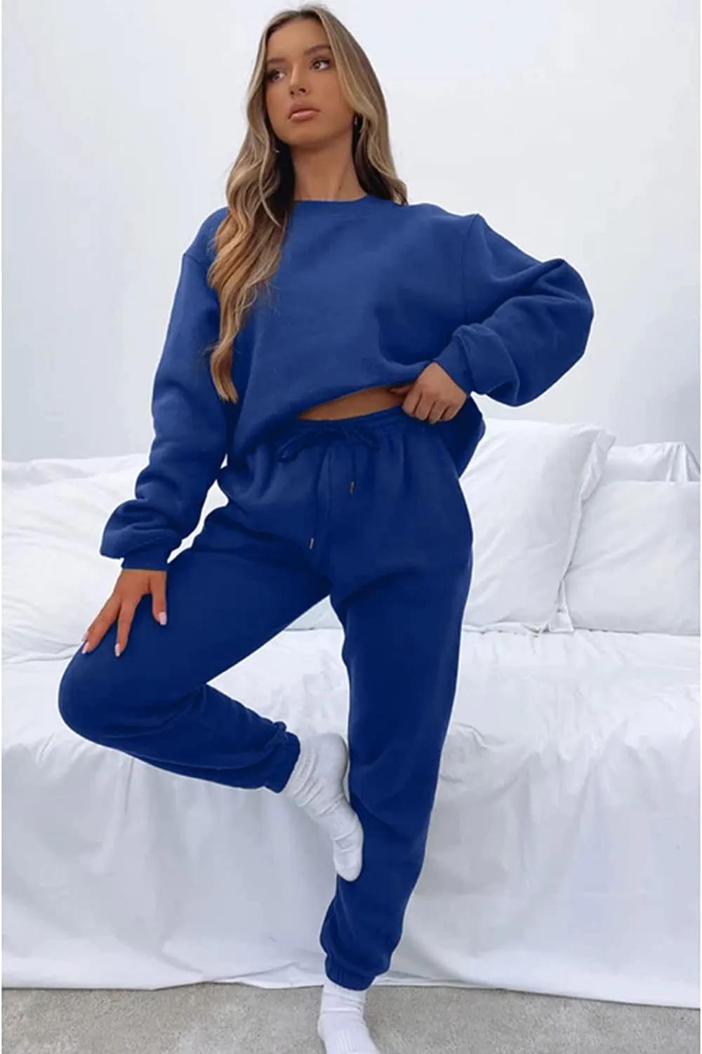 2 Piece Sweatshirts & Jogger Tracksuit