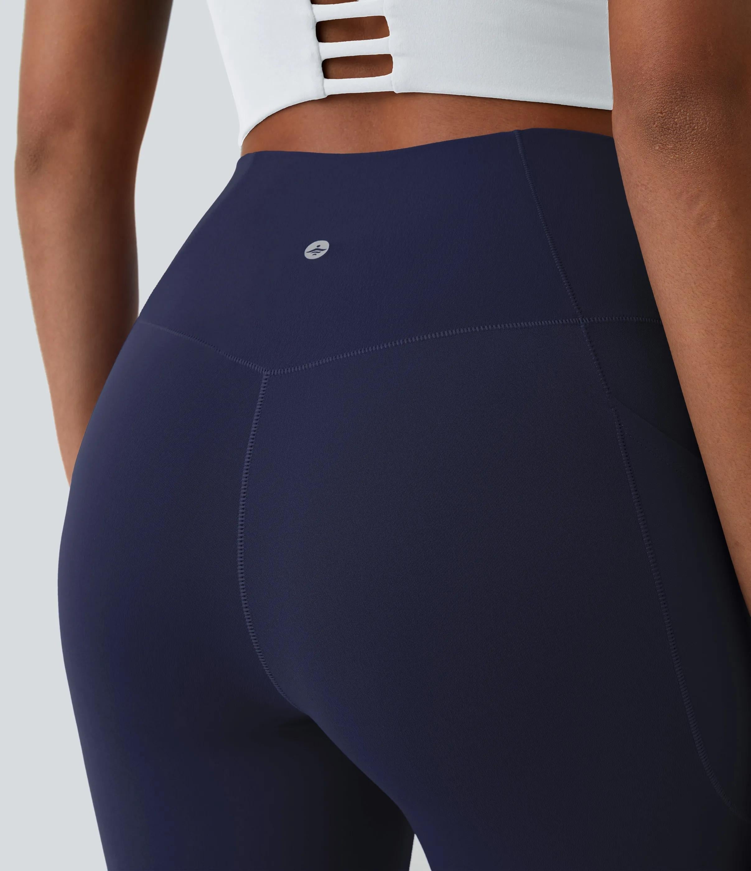 5 Pack SoftlyZeroTM Crossover Pocket Plain Leggings-UPF50+