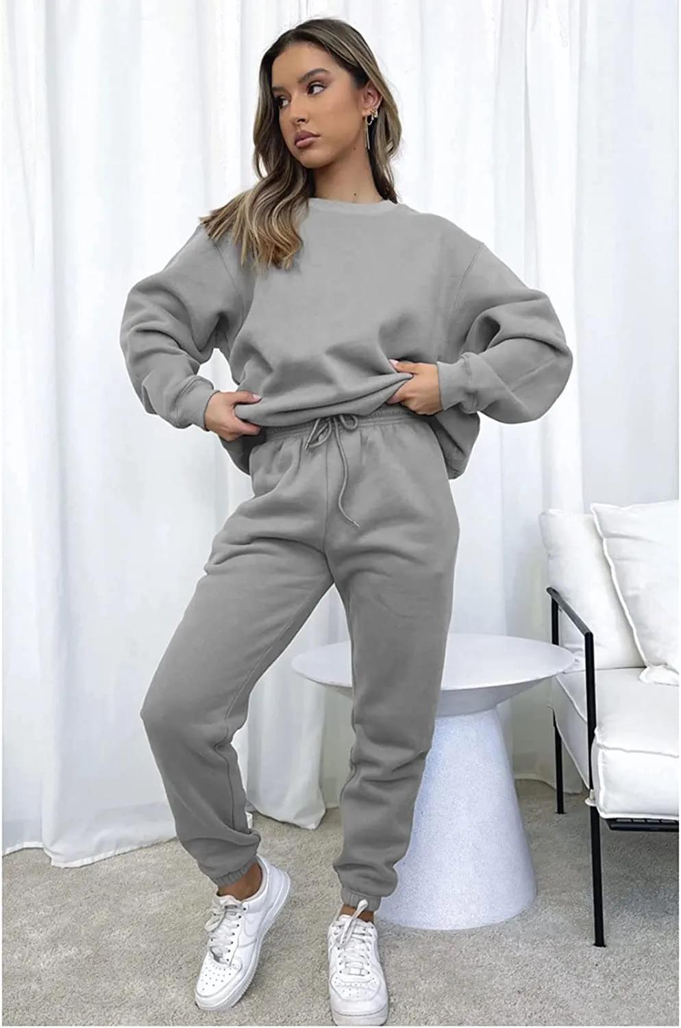 2 Piece Sweatshirts & Jogger Tracksuit