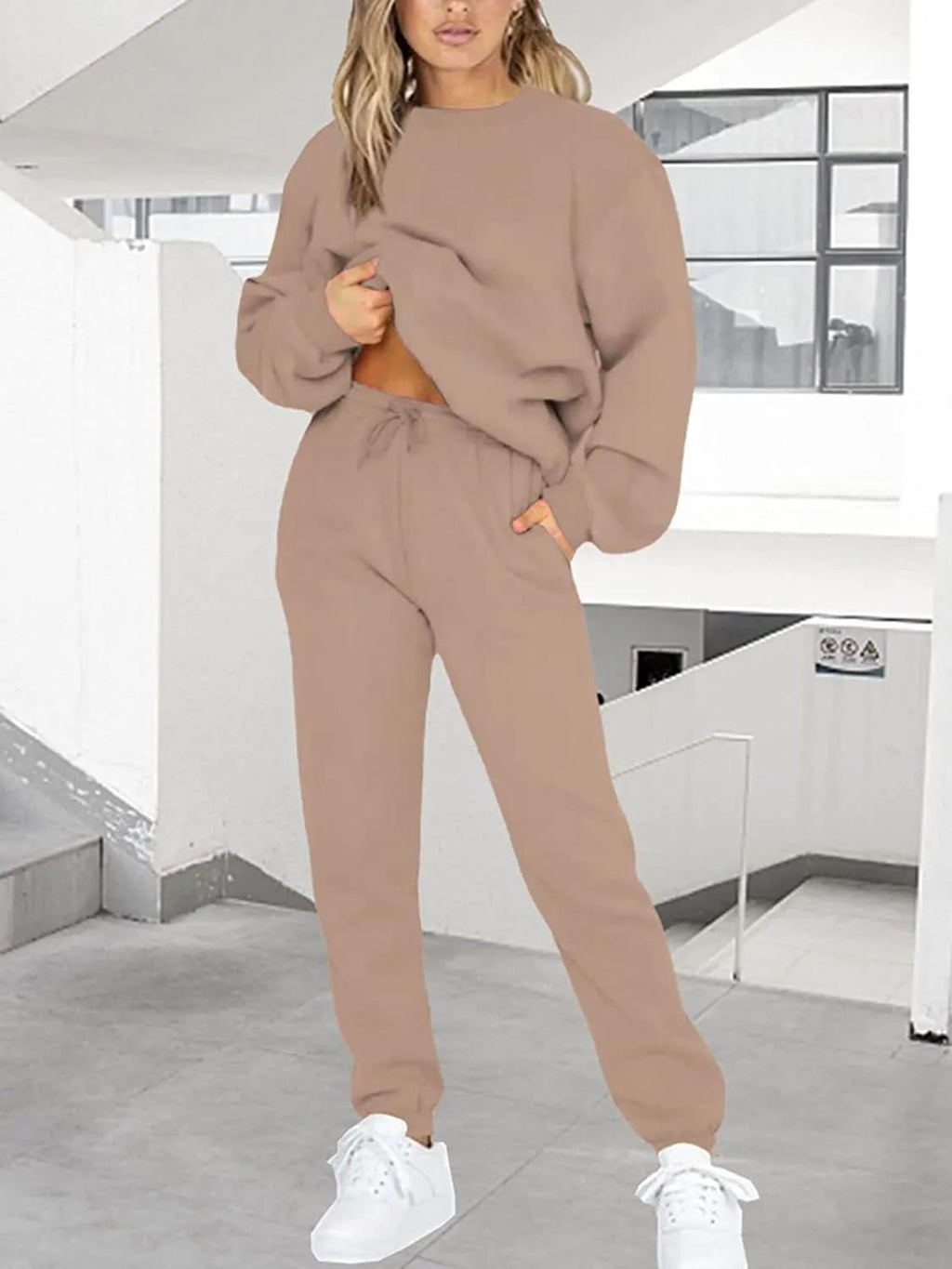 2 Piece Sweatshirts & Jogger Tracksuit