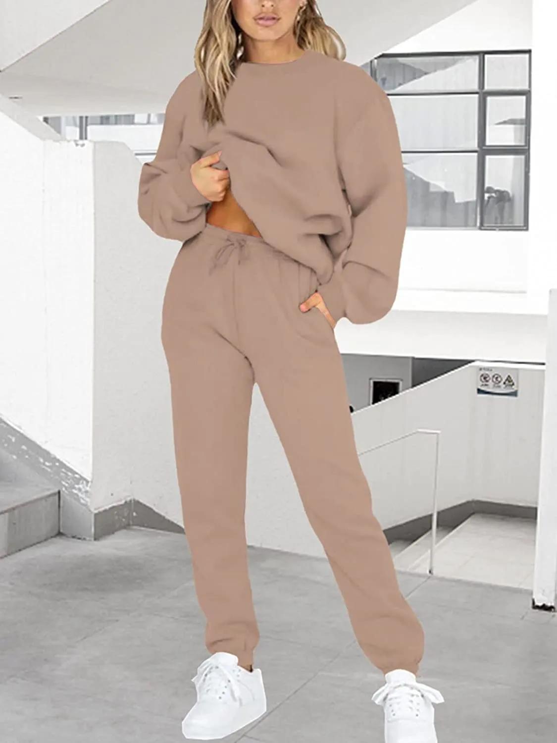 2 Piece Sweatshirts & Jogger Tracksuit