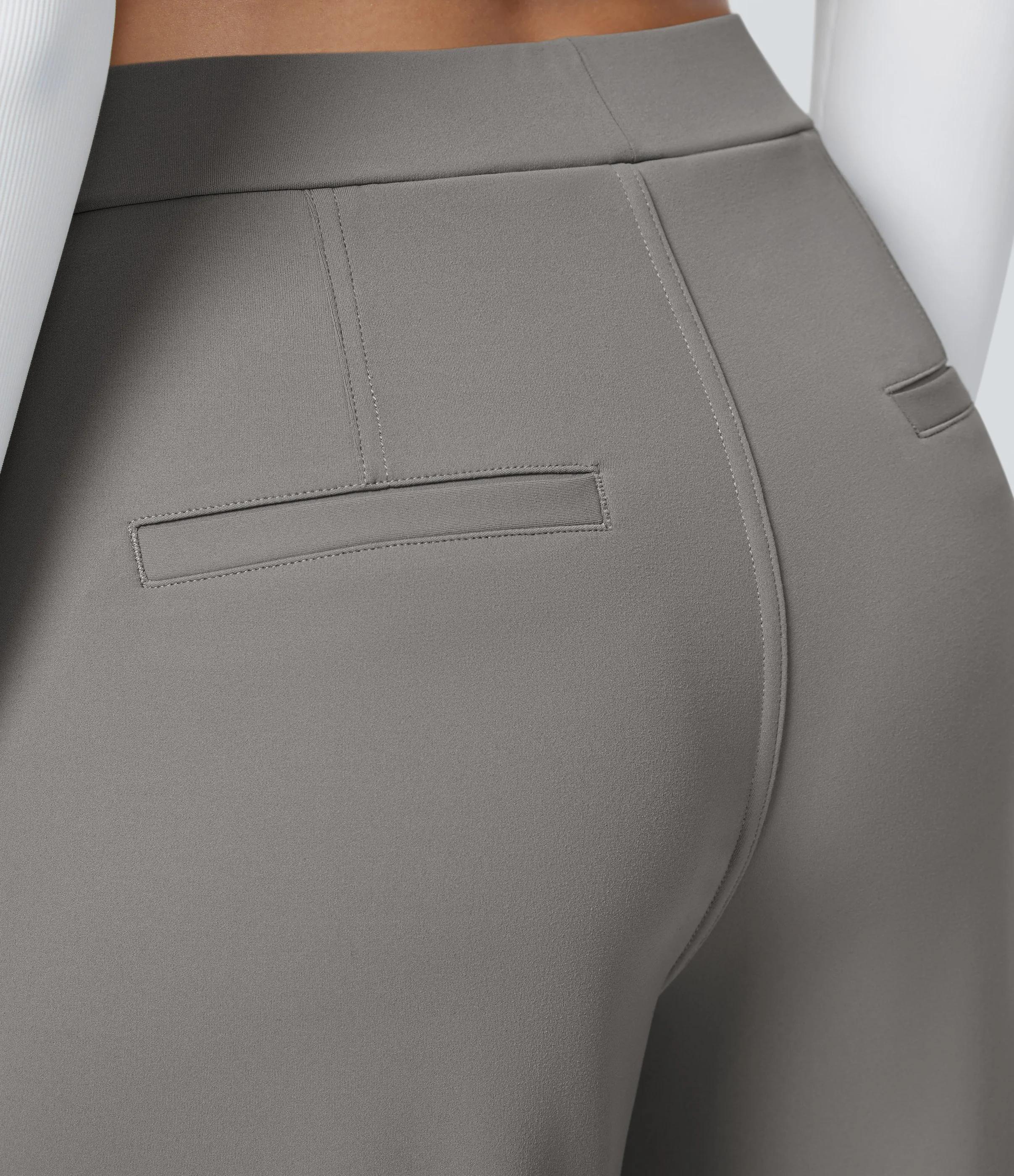 4 Pack High Waisted Pocket Straight Leg Work Pants