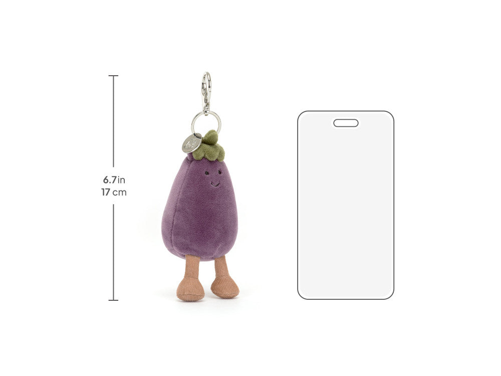 Amuseables Aubergine Bag Charm