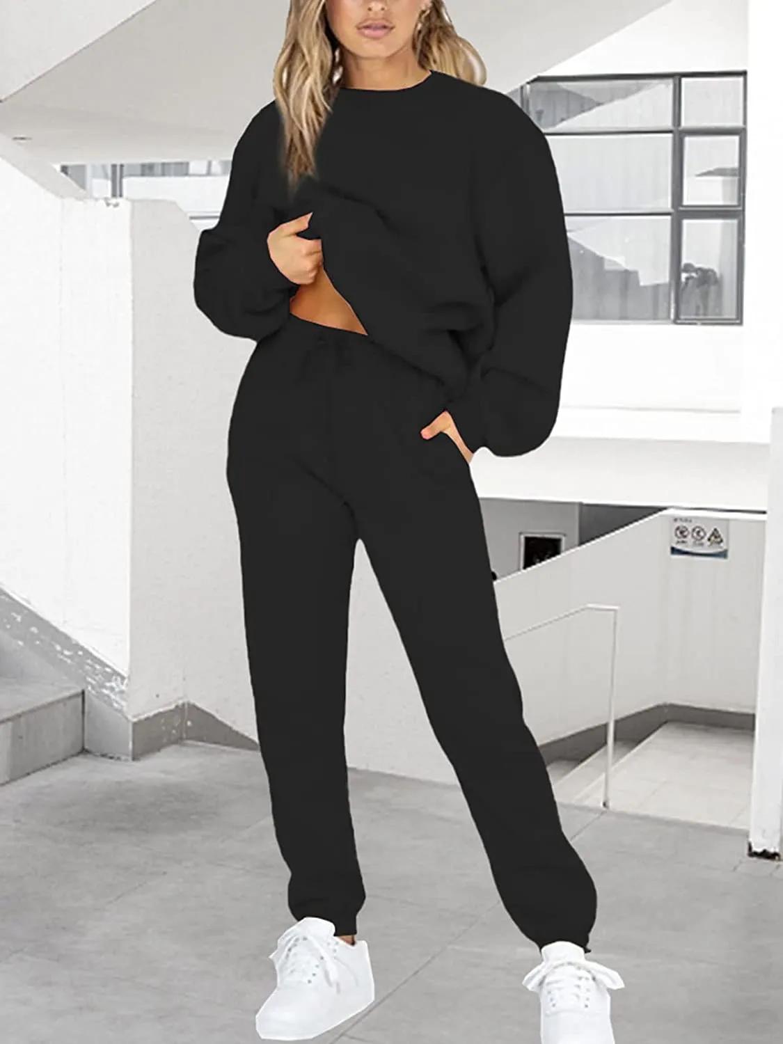 2 Piece Sweatshirts & Jogger Tracksuit