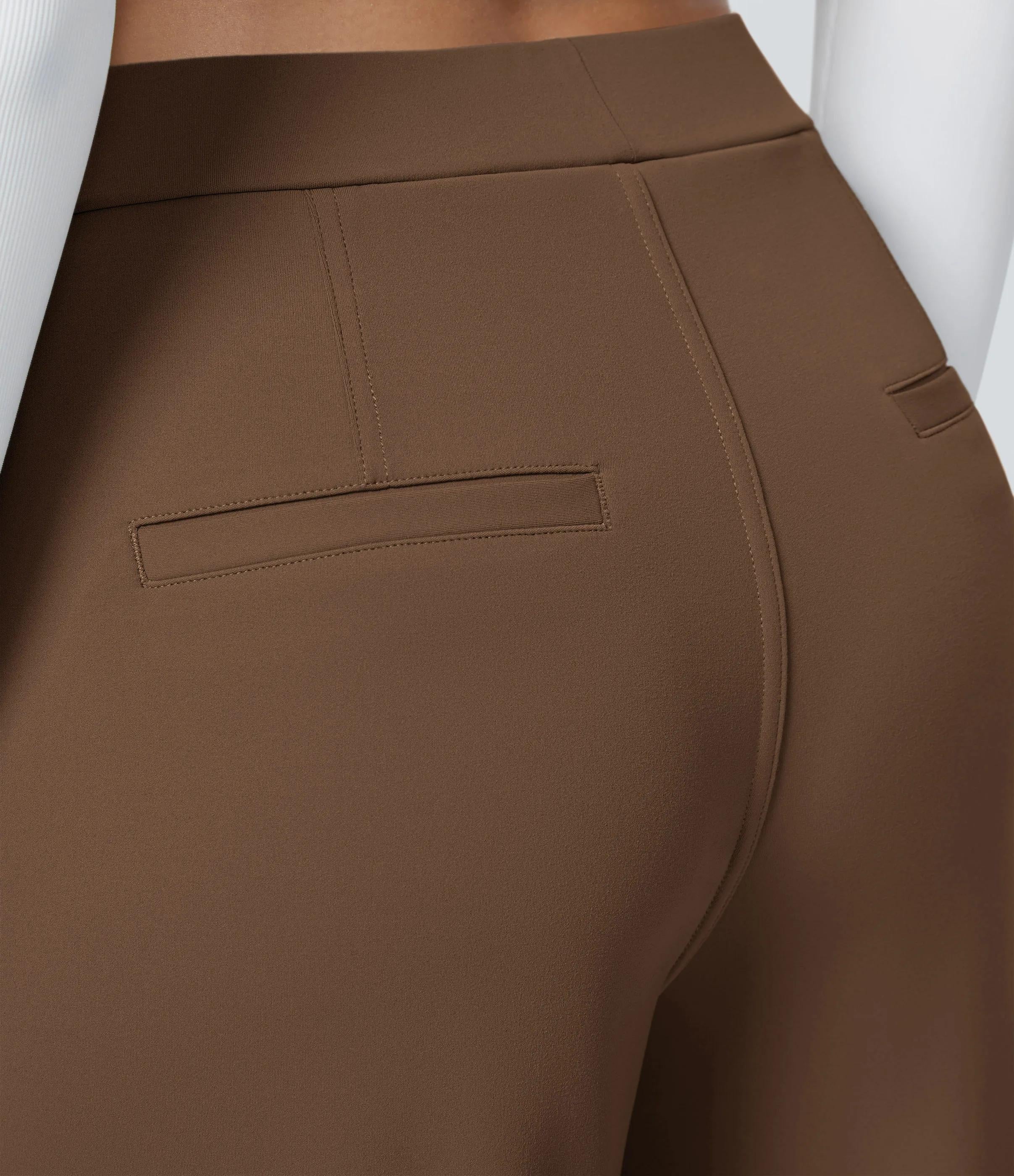 4 Pack High Waisted Pocket Straight Leg Work Pants