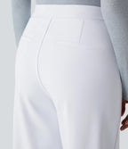 4 Pack High Waisted Pocket Straight Leg Work Pants