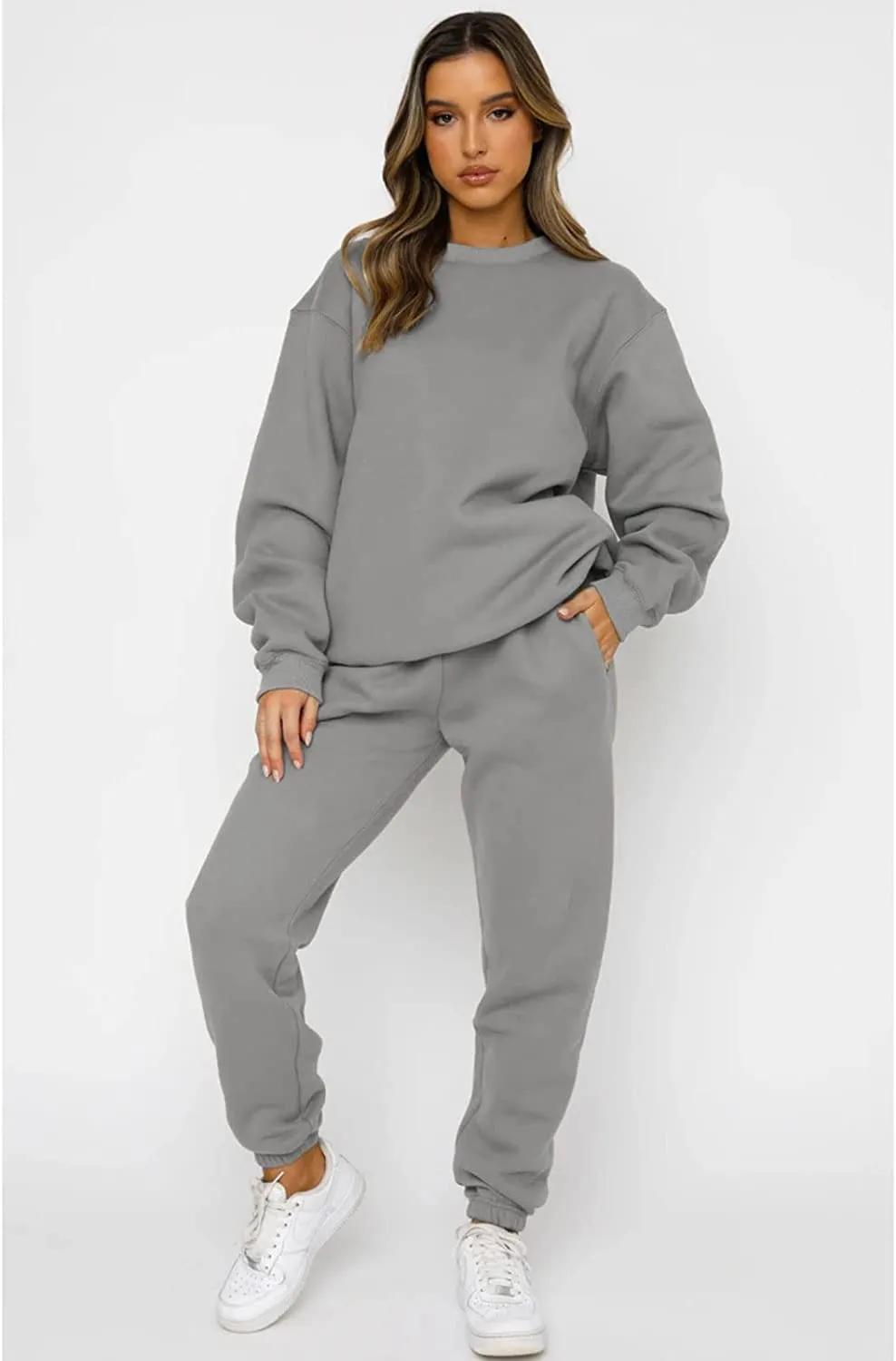 2 Piece Sweatshirts & Jogger Tracksuit