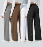 4 Pack High Waisted Pocket Straight Leg Work Pants