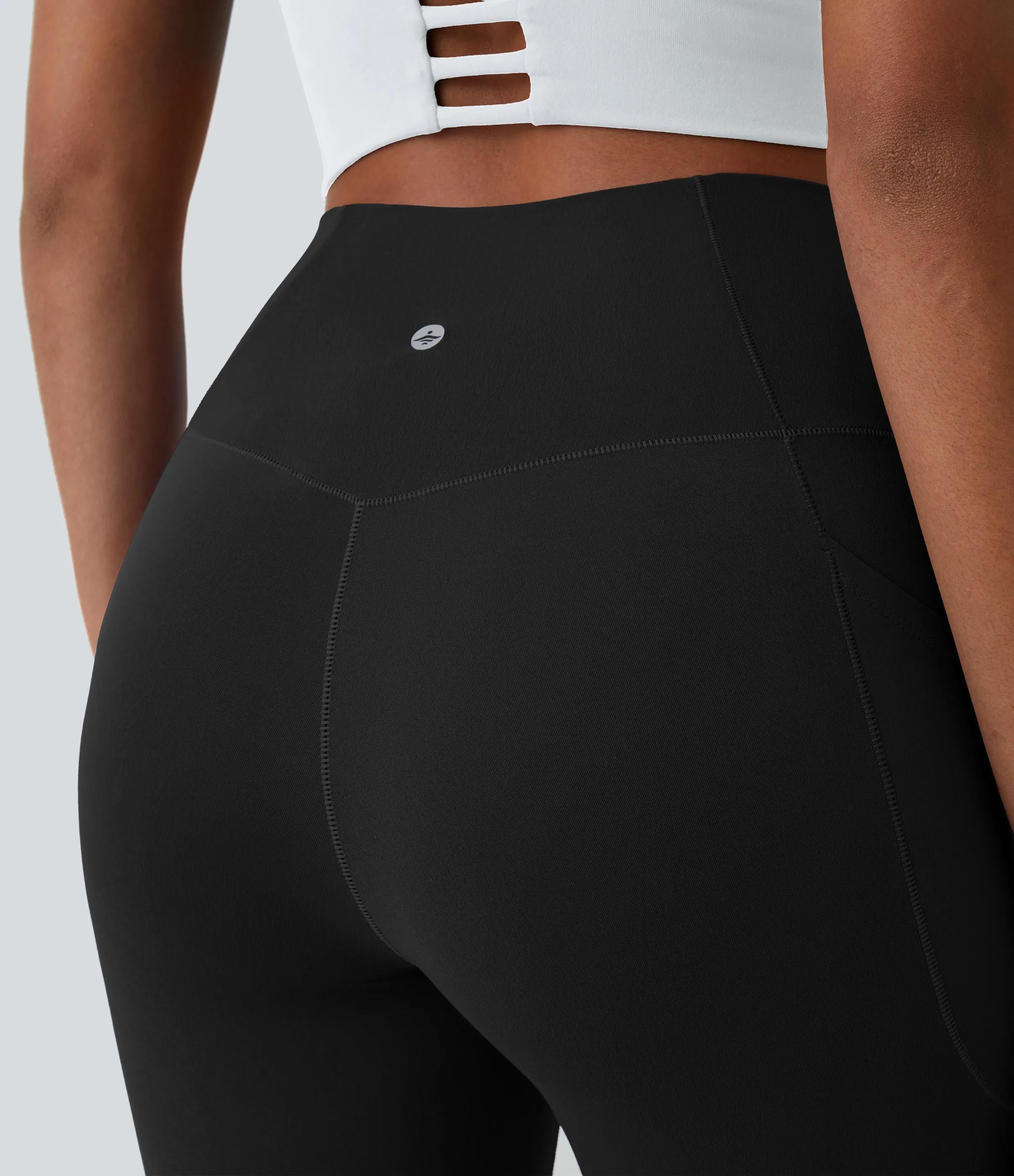 5 Pack SoftlyZeroTM Crossover Pocket Plain Leggings-UPF50+